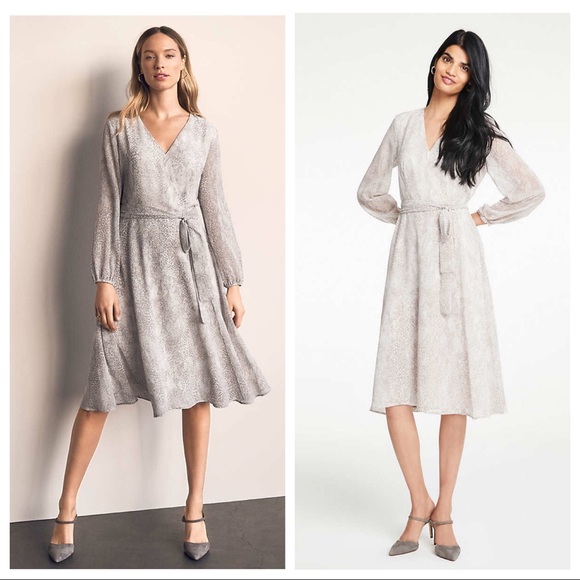 ann taylor snakeskin dress